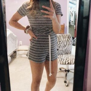 Striped romper!
